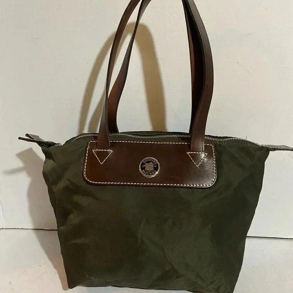 Dooney & Bourke Handbags - Dooney and Bourke mini green nylon tote bag